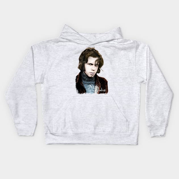 Nick Drake - Bryter Layter Kids Hoodie by The Blue Box